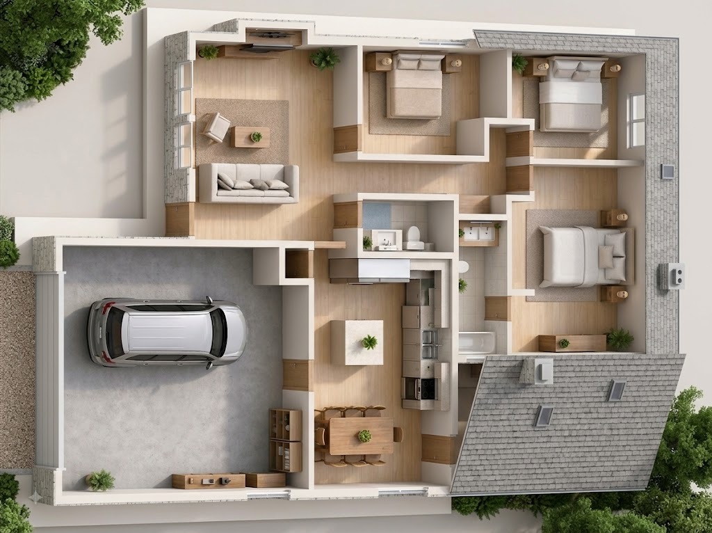 Custom 2D & 3D Floor Plans sample